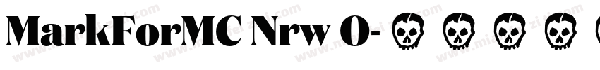 MarkForMC Nrw O字体转换
